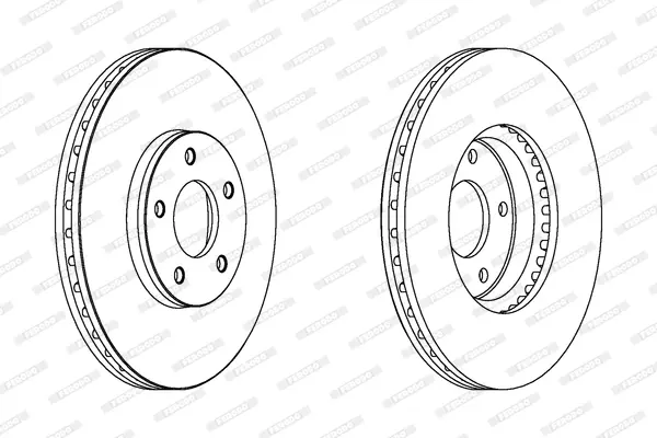 спирачен диск FERODO              