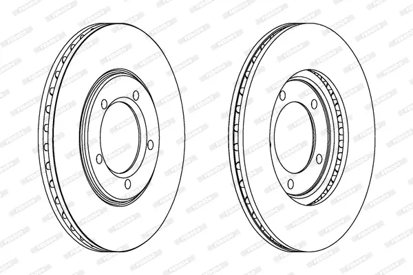 спирачен диск FERODO              