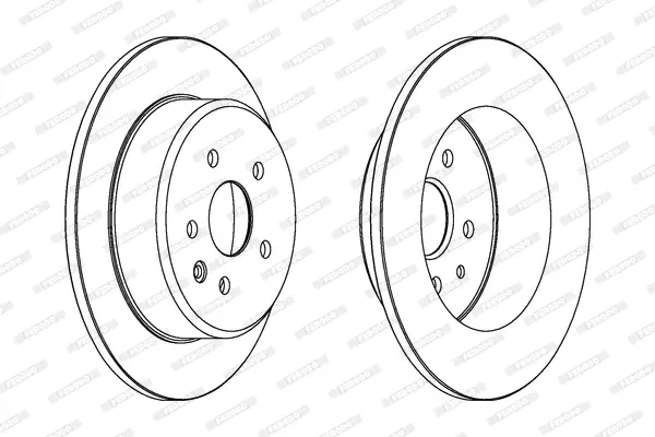 спирачен диск FERODO              
