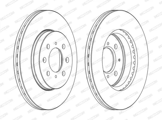 спирачен диск FERODO              