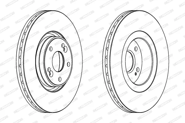 спирачен диск FERODO              