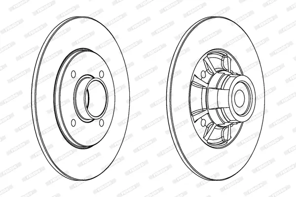 спирачен диск FERODO              