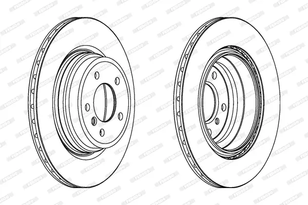 спирачен диск FERODO              