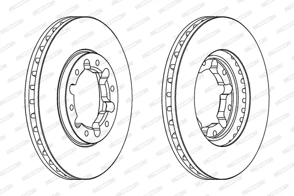 спирачен диск FERODO              