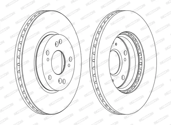 спирачен диск FERODO              
