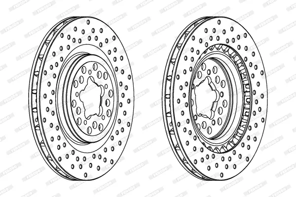 спирачен диск FERODO              