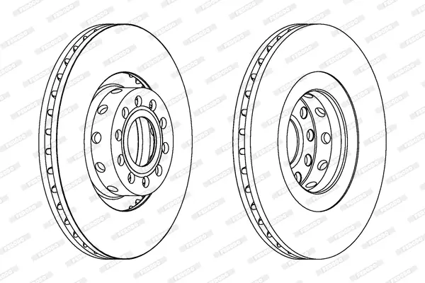 спирачен диск FERODO              