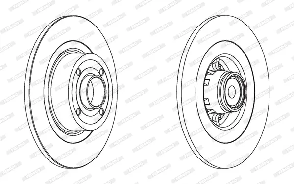 спирачен диск FERODO              