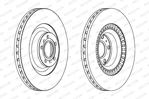 спирачен диск FERODO              