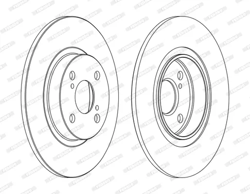спирачен диск FERODO              