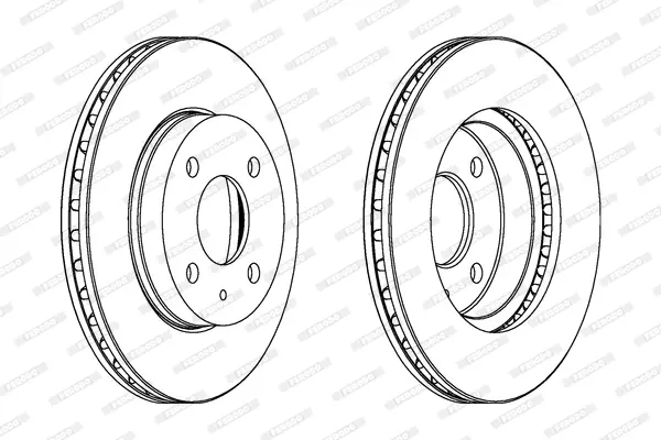 спирачен диск FERODO              