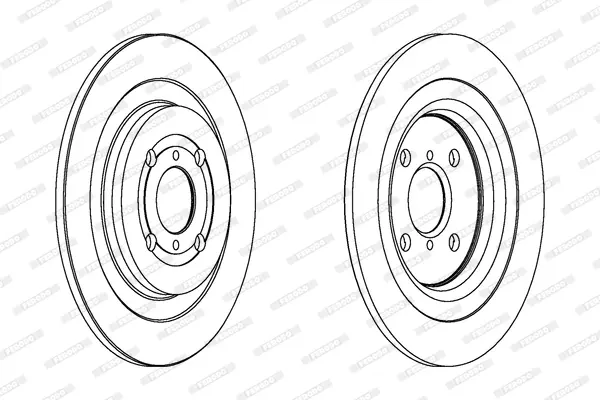 спирачен диск FERODO              