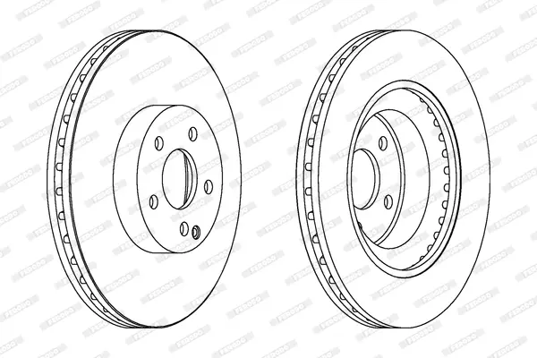 спирачен диск FERODO              