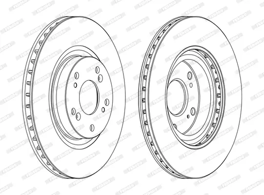 спирачен диск FERODO              