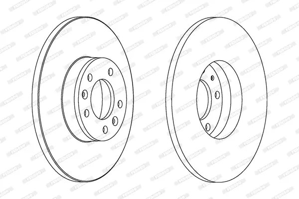 спирачен диск FERODO              