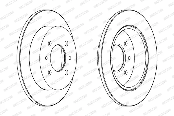 спирачен диск FERODO              