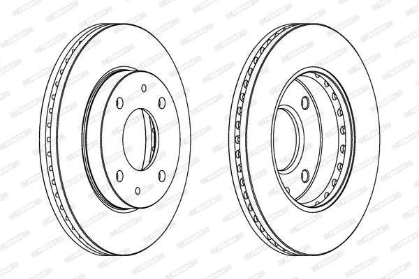 спирачен диск FERODO              