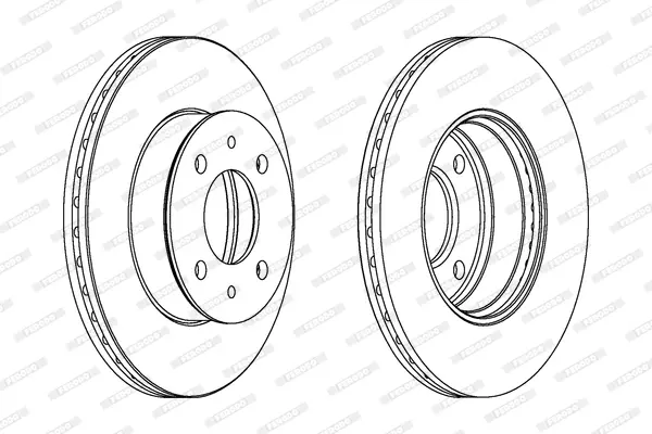 спирачен диск FERODO              