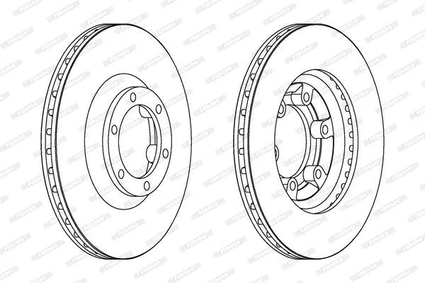 спирачен диск FERODO              