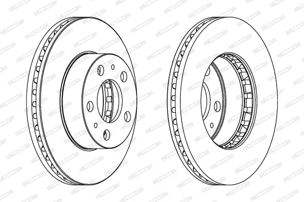 спирачен диск FERODO              