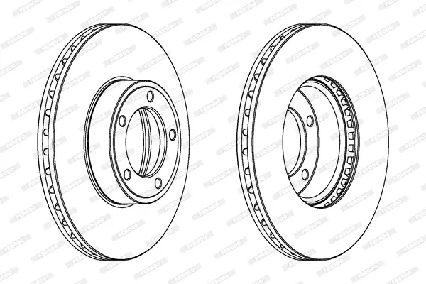 спирачен диск FERODO              