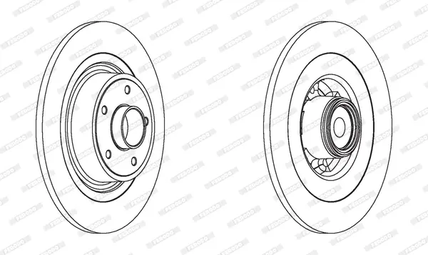 спирачен диск FERODO              