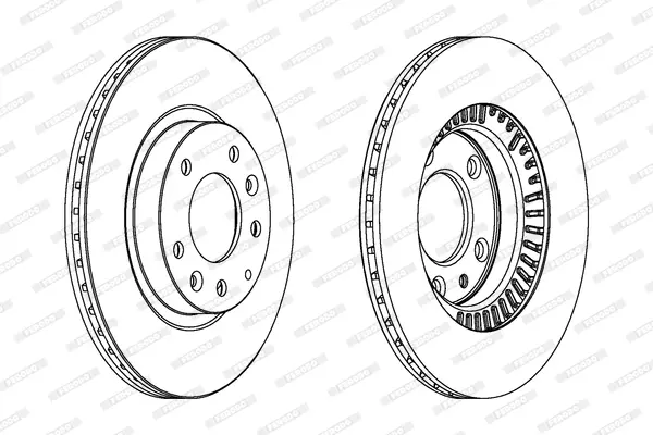 спирачен диск FERODO              