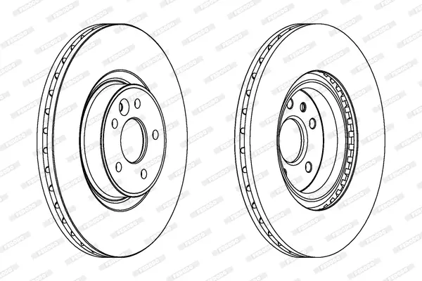 спирачен диск FERODO              