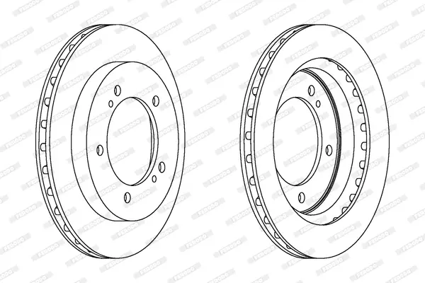 спирачен диск FERODO              