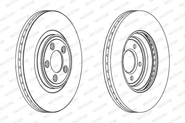 спирачен диск FERODO              