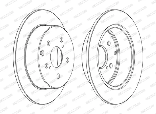 спирачен диск FERODO              