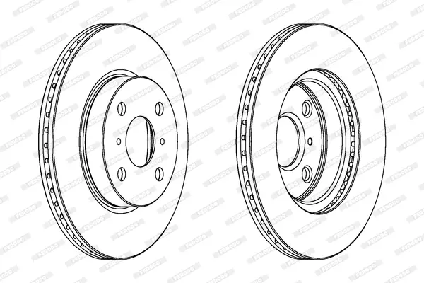 спирачен диск FERODO              