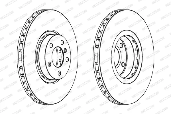 спирачен диск FERODO              