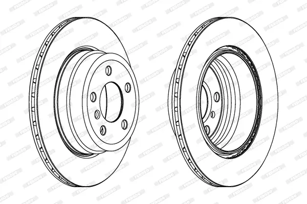 спирачен диск FERODO              