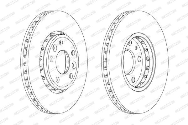 спирачен диск FERODO              