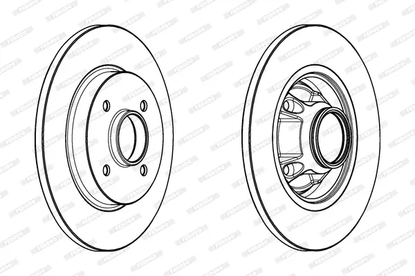 спирачен диск FERODO              
