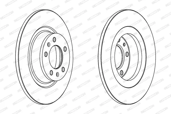 спирачен диск FERODO              