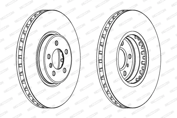 спирачен диск FERODO              