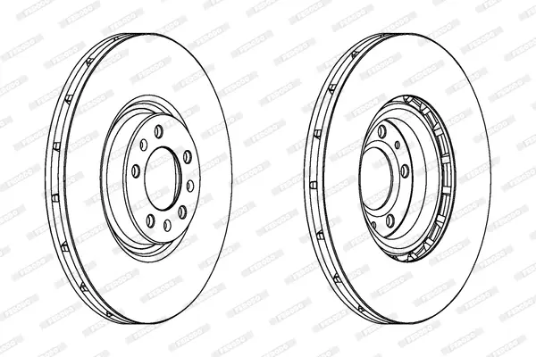 спирачен диск FERODO              