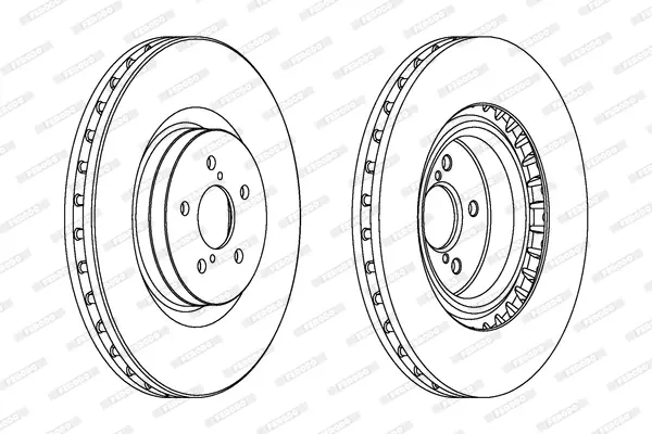 спирачен диск FERODO              