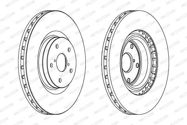 спирачен диск FERODO              