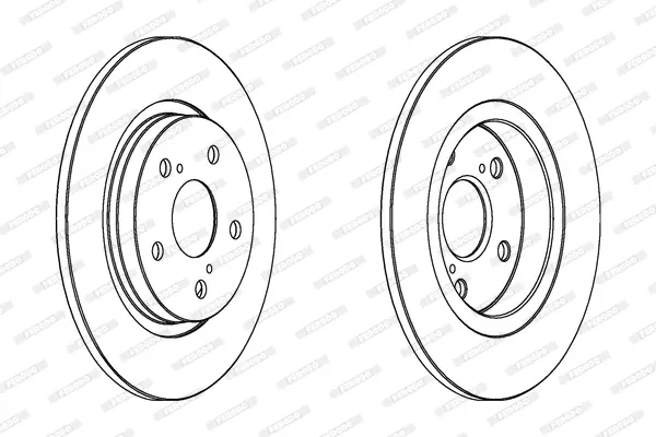 спирачен диск FERODO              
