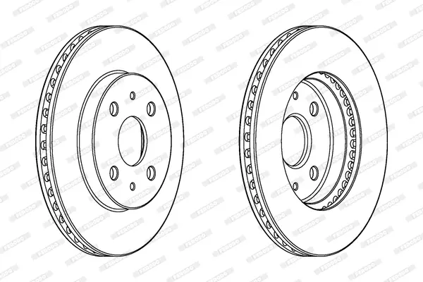 спирачен диск FERODO              