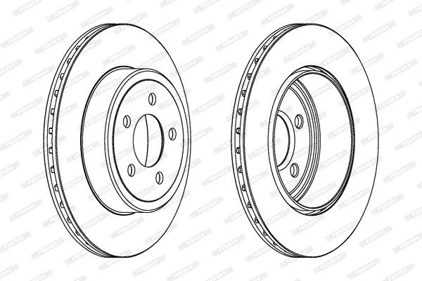 спирачен диск FERODO              