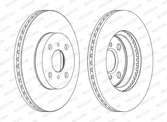 спирачен диск FERODO              