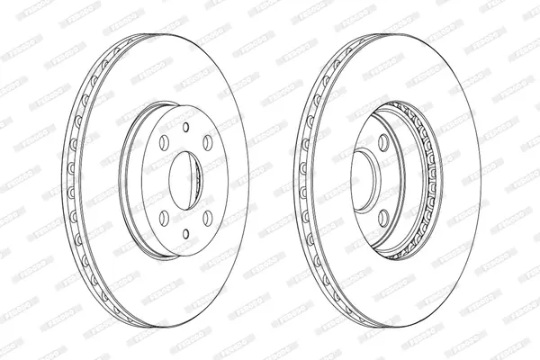 спирачен диск FERODO              