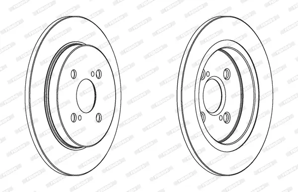 спирачен диск FERODO              