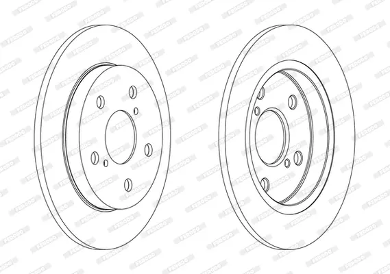 спирачен диск FERODO              