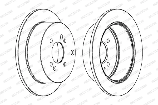 спирачен диск FERODO              