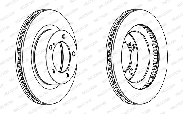 спирачен диск FERODO              